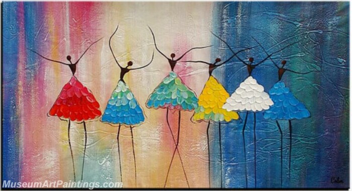 Modern Abstract Art Paintings Abstract Ballet Dancer Painting MBD3