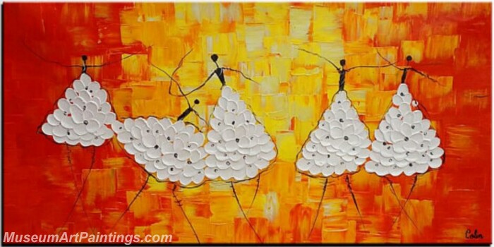 Modern Abstract Art Paintings Abstract Ballet Dancer Painting MBD6