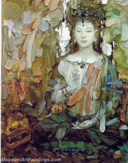 Modern Abstract Art Paintings Buddha Painting