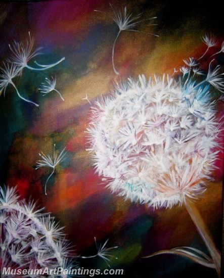 Modern Abstract Art Paintings Dandelion MDA020