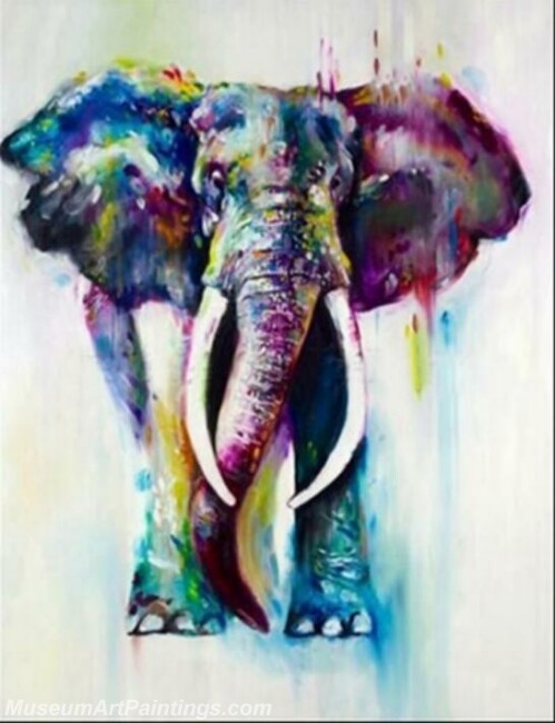 Modern Abstract Art Paintings Elephant