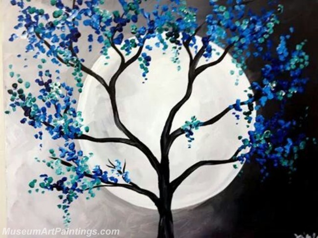 Modern Abstract Art Paintings Landscape Tree MDA013