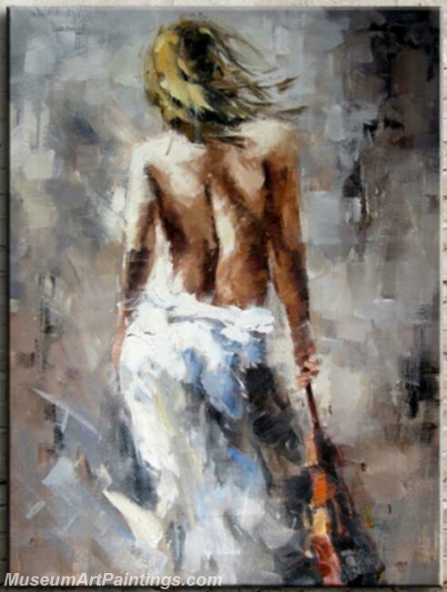 Modern Abstract Art Paintings Sexy Girl Portrait Painting For Bedroom
