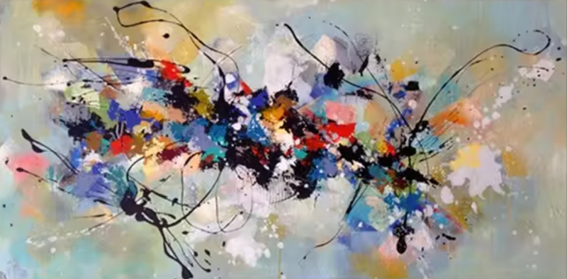 Modern Abstract Oil Paintings MAS013