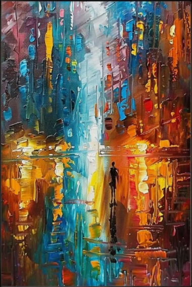 Modern Abstract Oil Paintings MAS017