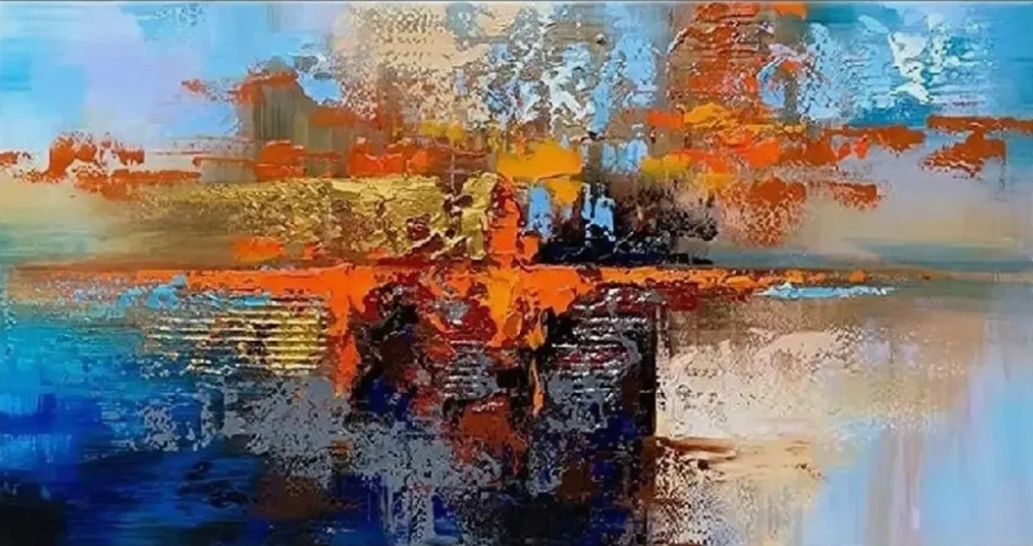 Modern Abstract Oil Paintings MAS040