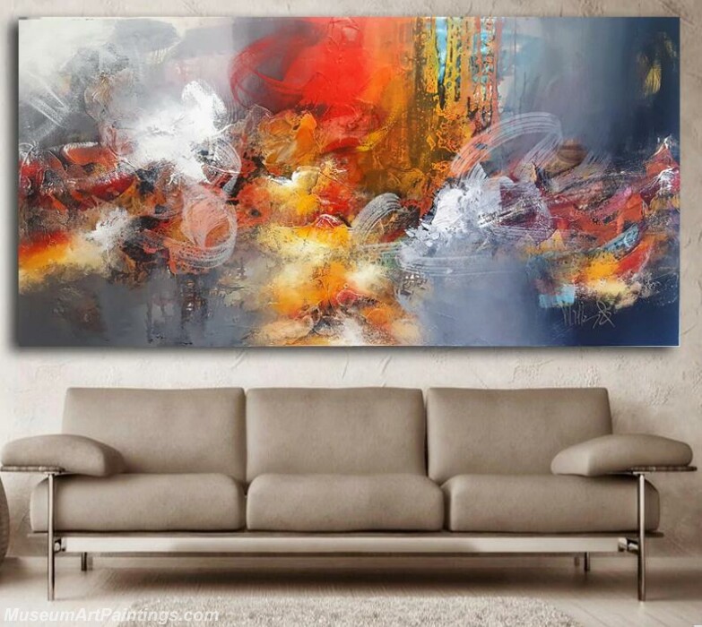 Modern Abstract Painting Colorful Art Deco for Living Room