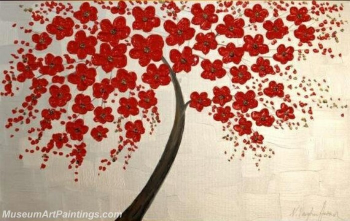 Modern Abstract Wall Art Painting Abstract Flower Tree Landscape Paintings MFL042