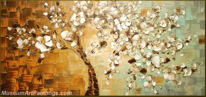 Modern Abstract Wall Art Painting Abstract Flower Tree Landscape Paintings MFL055