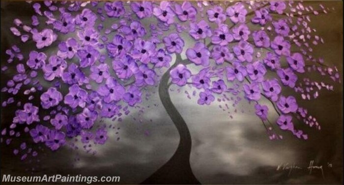 Modern Abstract Wall Art Painting Abstract Flower Tree Landscape Paintings MFL069