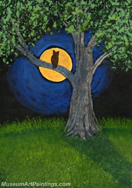 Modern Abstract Wall Art Painting Abstract Tree Landscape Paintings MTL02