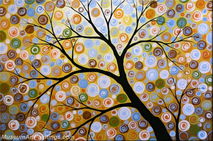 Modern Abstract Wall Art Painting Abstract Tree Landscape Paintings MTL04