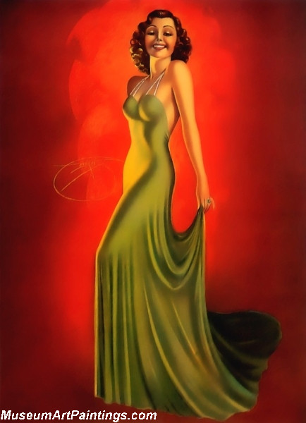 Modern Pinup Art Paintings 004