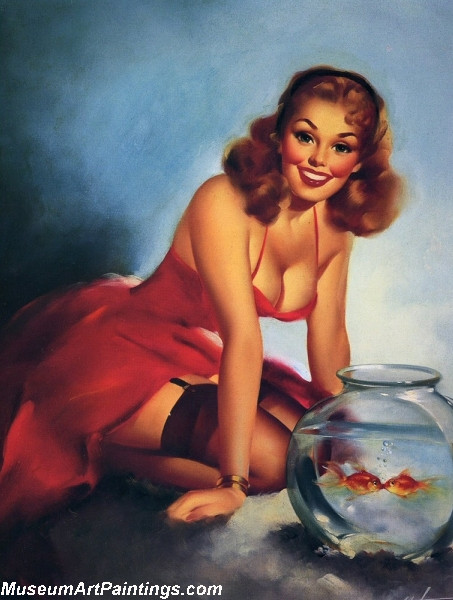 Modern Pinup Art Paintings A Perfect Pair