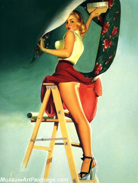 Modern Pinup Art Paintings A Put Up Job