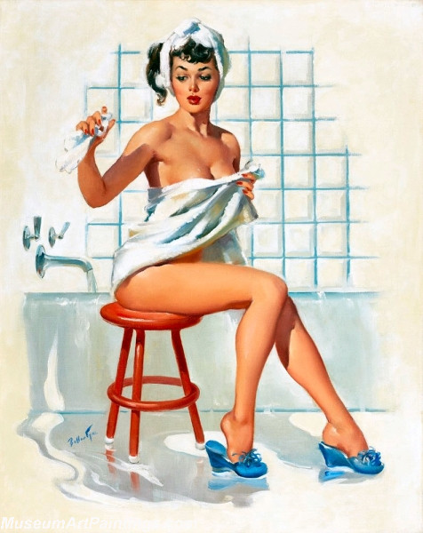 Modern Pinup Art Paintings A Stool Pigeon