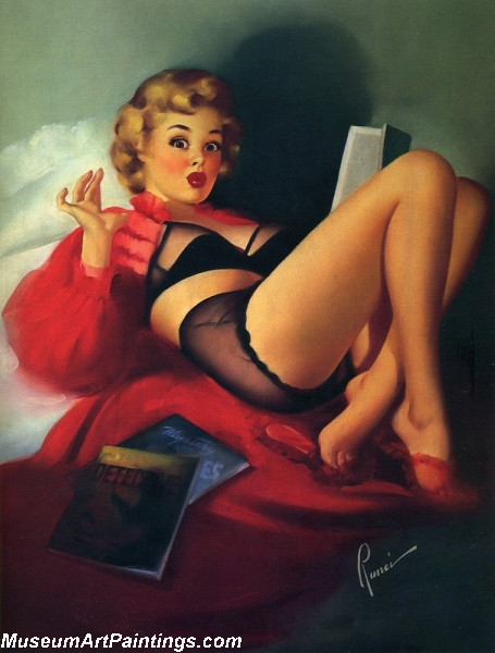 Modern Pinup Art Paintings Surprising Mystery