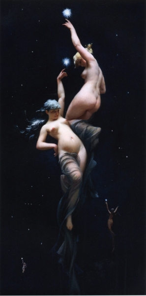 Moonlit Beauties by Luis Falero