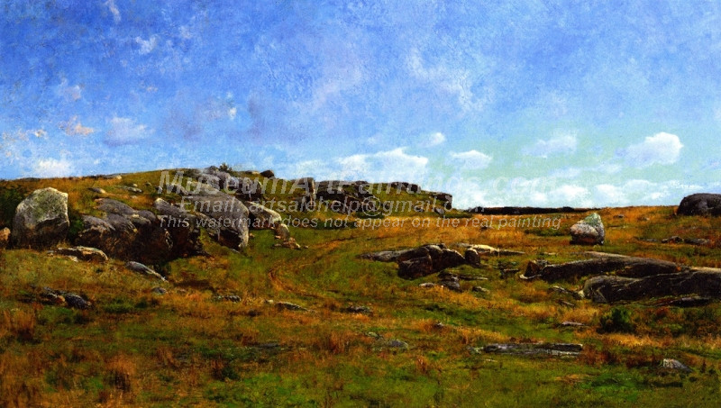Moorland Path Cape Ann Massachusetts by Joseph DeCamp