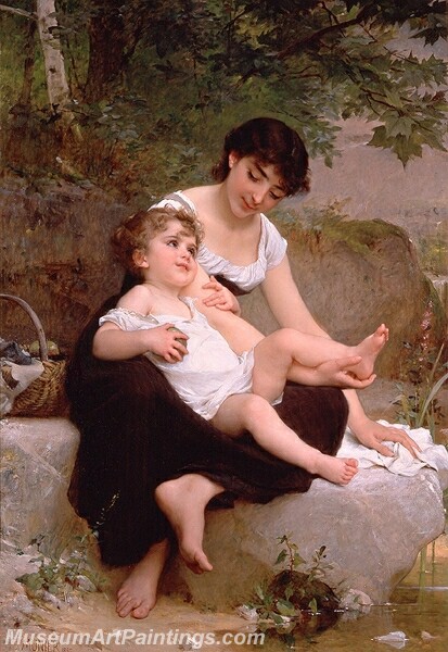 Mother and Child Painting