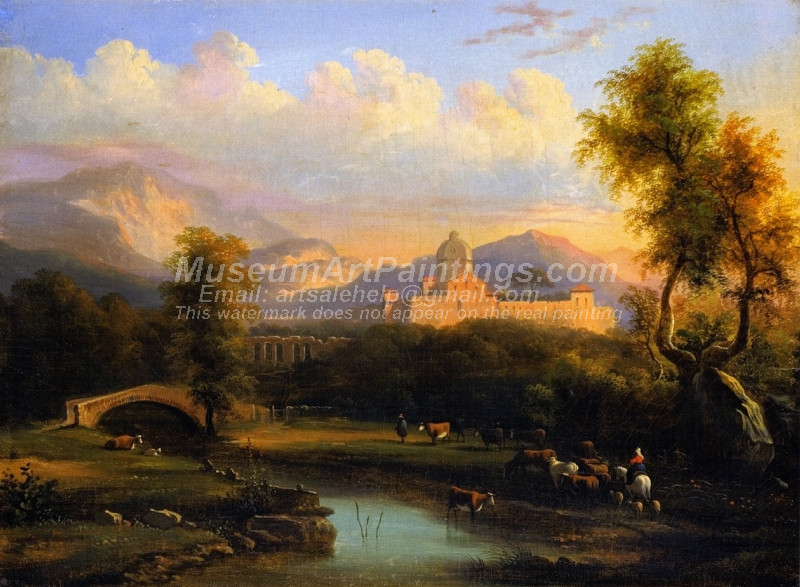 Mountain Landscape by Victor DeGrailly
