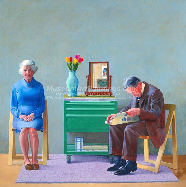 My Parents by David Hockney