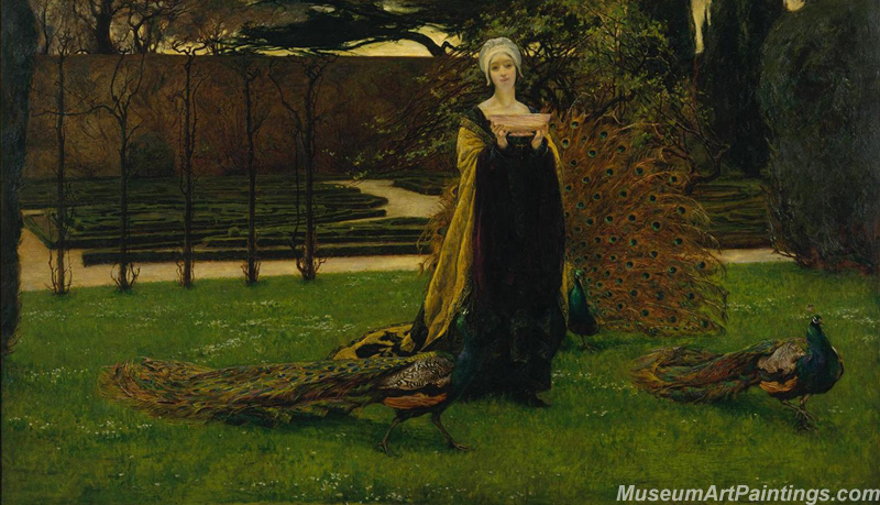 My ladys Garden Painting John Young Hunter 1899