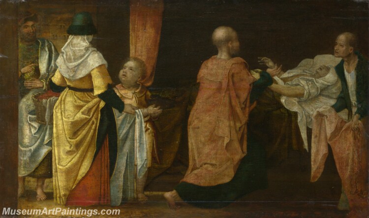 Netherlandish Acts of Charity Painting
