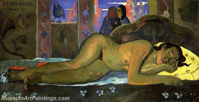Nevermore Oh Tahiti Painting
