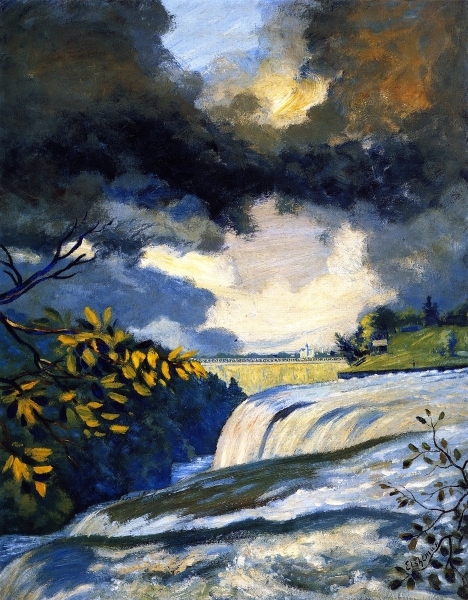 Niagara Falls by Louis M Eilshemius