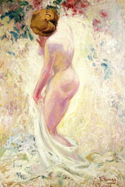 Nu au Bain by Charles Emile Hornung