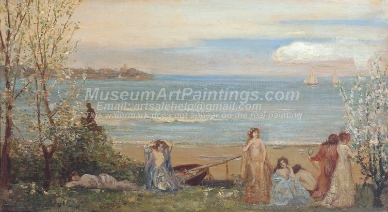Oil Paintings Spring by the Sea