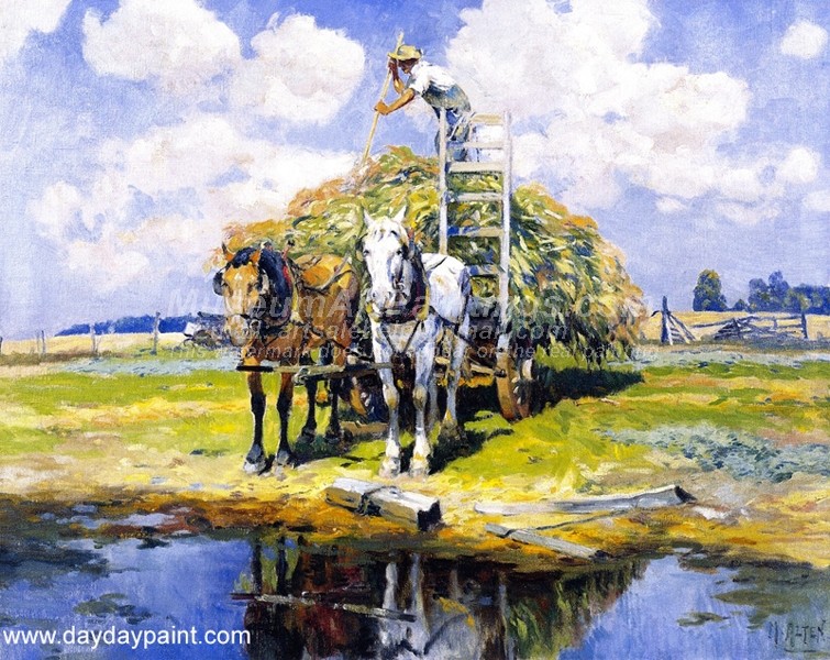 Oil Paintings The Last Load