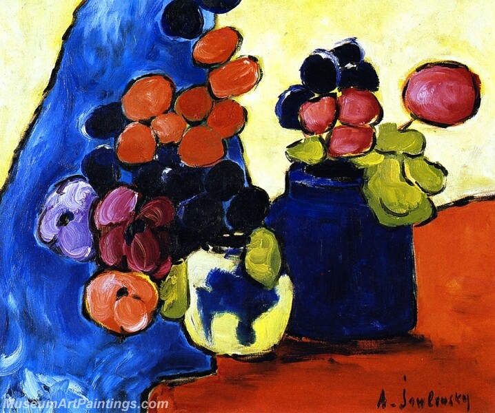 On Red Cloth Abstract Painting