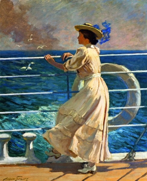 On the Deck by Abbott Fuller Graves