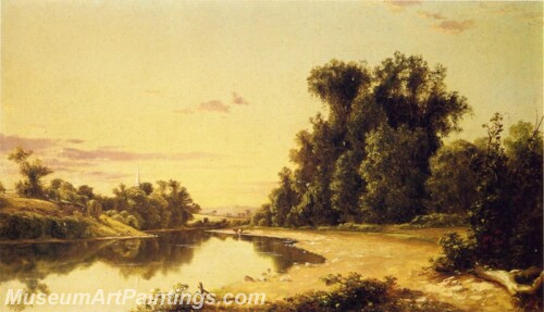 On the Escopus at Hurley New York Painting