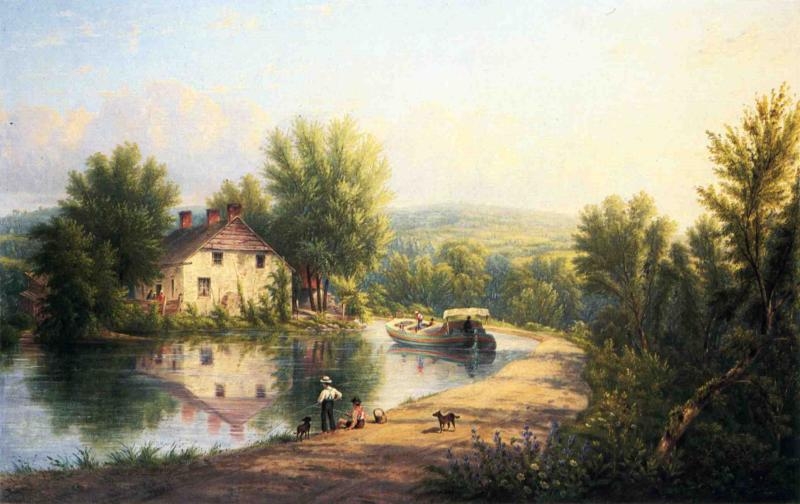 On the Rondout Canal Rosendale