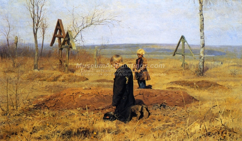 Orphaned by Nikolai Alekseevich Kasatkin