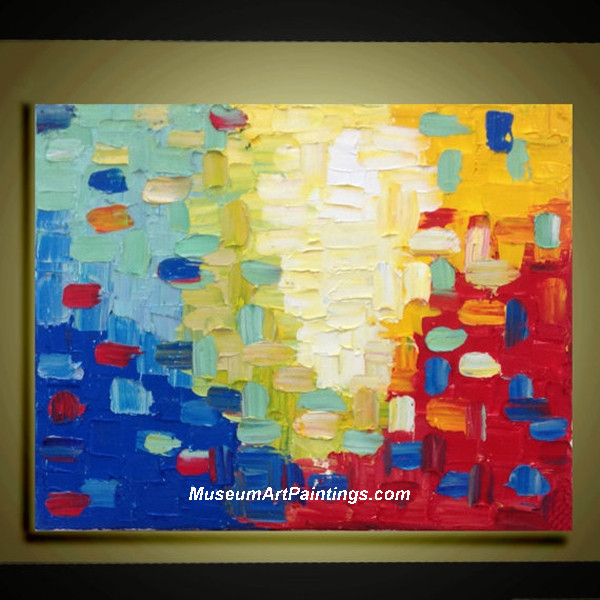 Palette Knife Oil Painting Abstract 001