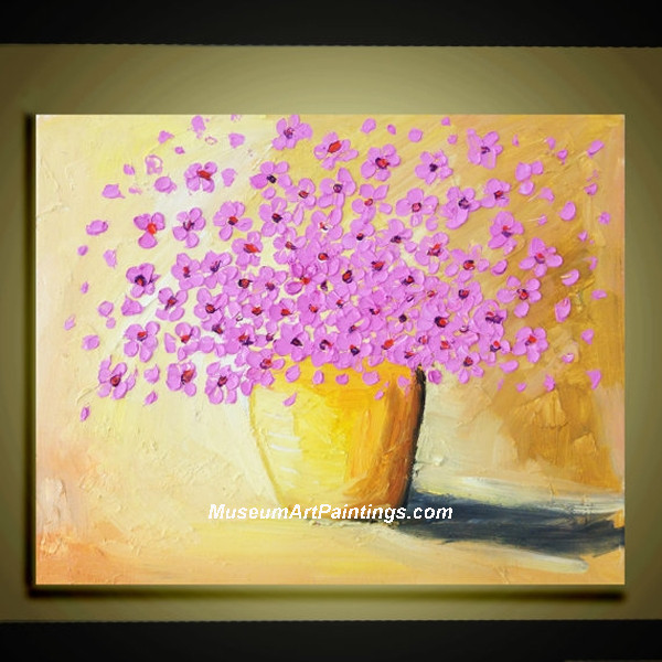 Palette Knife Painting Abstract Flower 005