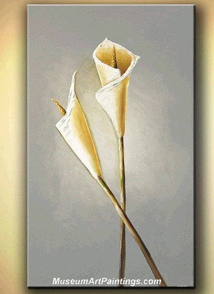 Palette Knife Painting Abstract Flower 032