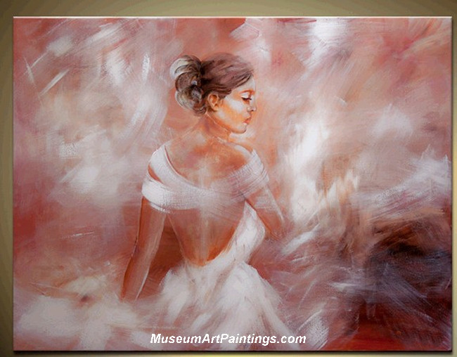Palette Knife Painting Abstract Woman 006