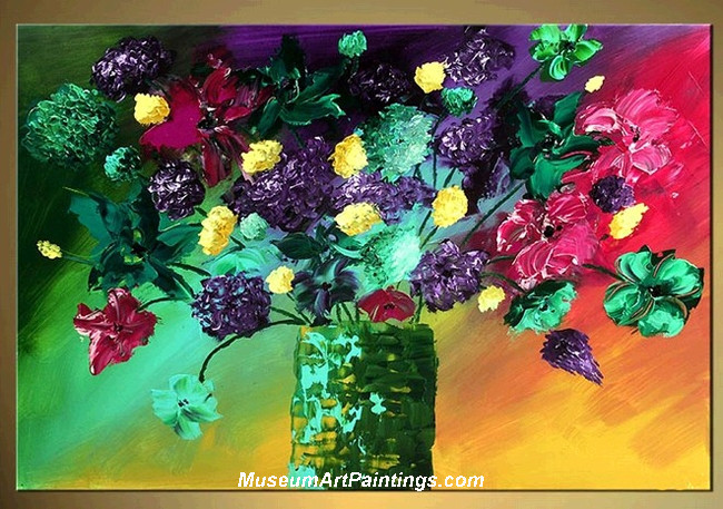 Palette Knife Painting Flower 008