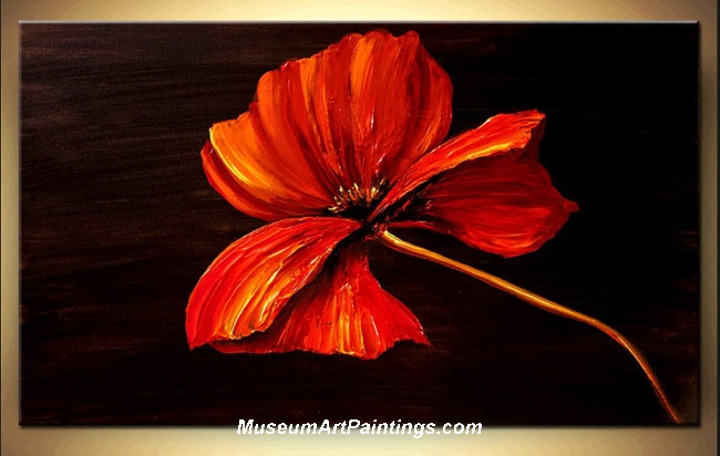 Palette Knife Painting Flower 010