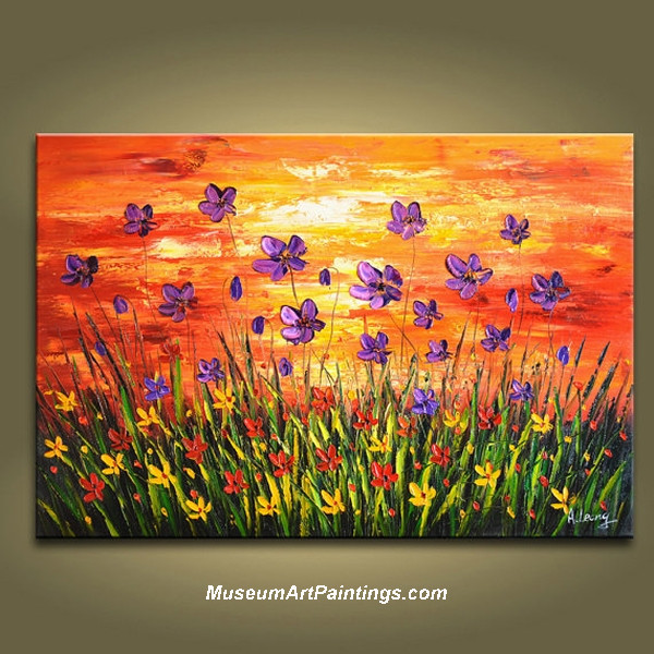 Palette Knife Painting Flower 019