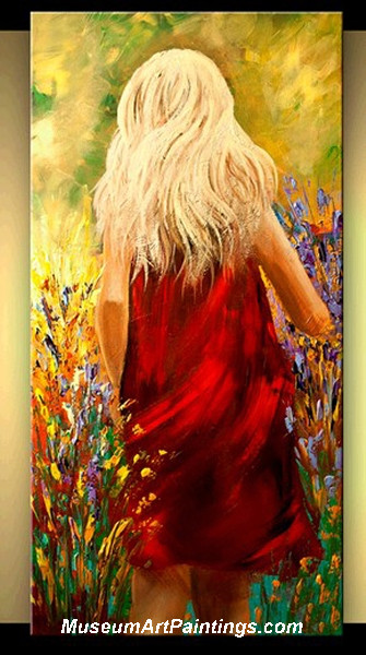 Palette Knife Painting Girl