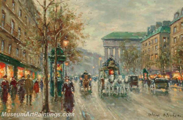 Paris Street Scene Paintings PMP116