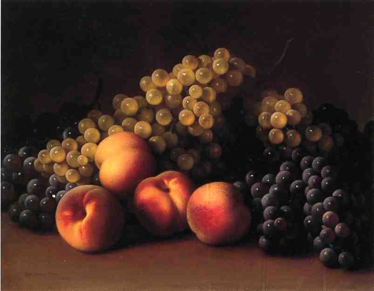 Peaches and Grapes by George Henry Hall