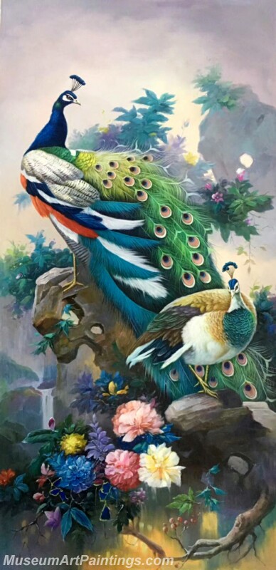 Peacock Oil Painting MA02