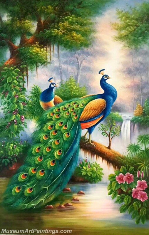 Peacock Oil Painting MA07